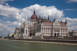 DANUBE RIVER AND BUDAPEST PARLIAMENT BUILDING
